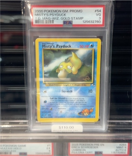 2000 Pokemon Gym Heroes #54 Misty's Psyduck — front