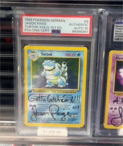 1999 Pokemon German Base Set #2 Turtok Holo 1st Edition — front