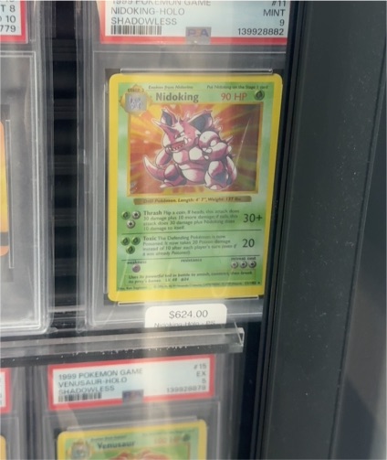 1999 Pokémon #11 Nidoking — front