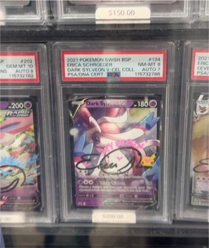 2021 Pokemon SWSH BSP #134 Dark Sylveon V — front