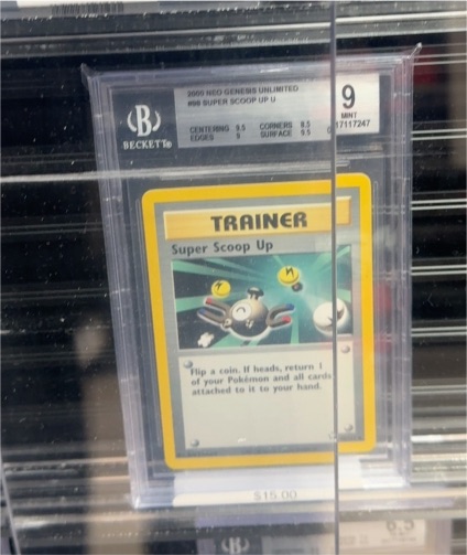 2000 Pokemon Neo Genesis #98 Super Scoop Up — front