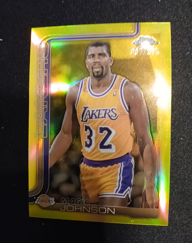 2025-26 Topps Chrome #244 Magic Johnson — front
