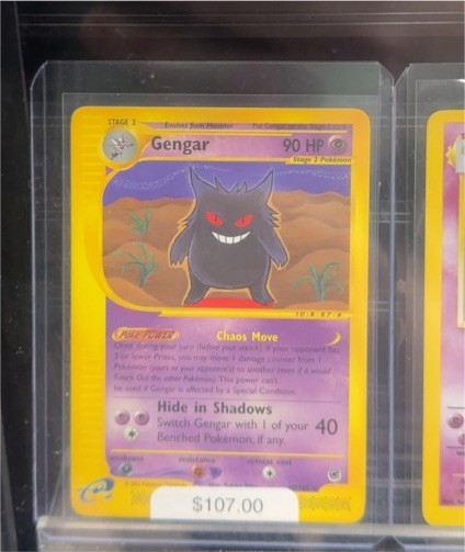 2002 Pokémon Expedition #48 Gengar — front