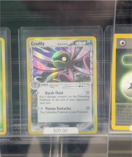 2006 Pokemon Legend Maker #3 Cradily — front