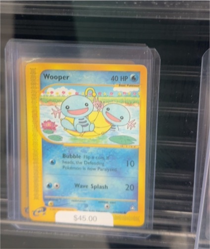 2003 Pokémon Aquapolis #117 Wooper — front