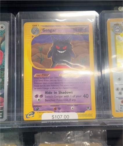 2002 Pokémon Expedition #48 Gengar — front
