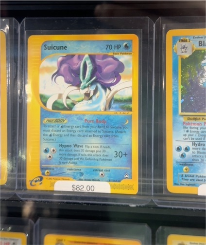 2002 Pokémon 4Ever #53 Suicune Black Star Promo — front
