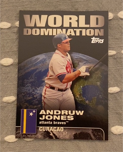 2007 Topps World Domination #WD10 Andruw Jones — front