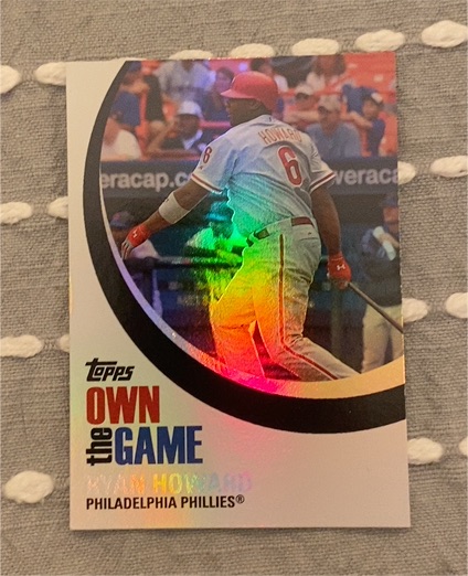 2007 Topps Own the Game #OTG1 Ryan Howard — front