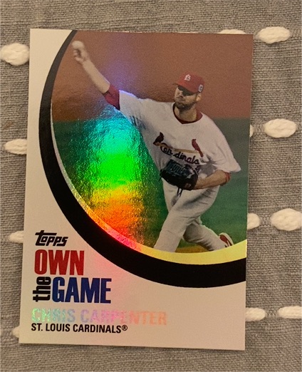 2007 Topps Own the Game #OTG22 Chris Carpenter — front