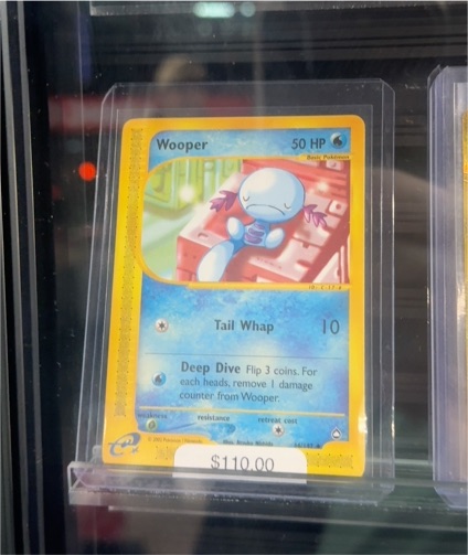 2002 Pokémon Aquapolis #66 Wooper — front