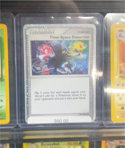 2007 Pokémon Mysterious Treasures #124 Time-Space Distortion — front