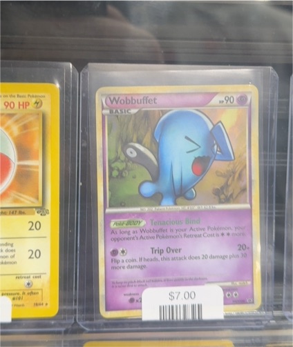 2003 Pokémon EX Sandstorm #26 Wobbuffet — front