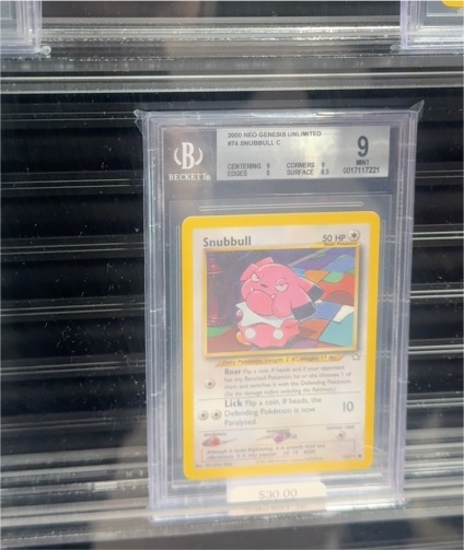 2000 Pokémon Neo Genesis #74 Snubbull — front
