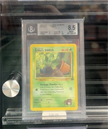 2000 Pokémon Gym Challenge #70 Erika's Oddish — front