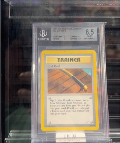 2001 Pokemon Neo Revelation #64 Old Rod — front