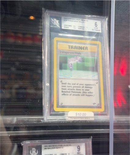 2000 Pokemon Gym Challenge #125 Transparent Walls — front