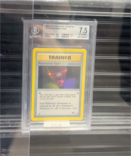 2000 Pokémon Gym Challenge #109 Resistance Gym — front