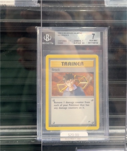 2000 Pokemon Gym Heroes #98 Brock — front