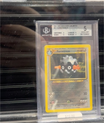 2001 Pokemon Neo Discovery #21 Forretress — front
