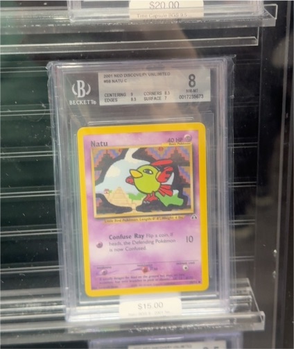 2001 Pokemon Neo Discovery #59 Natu — front