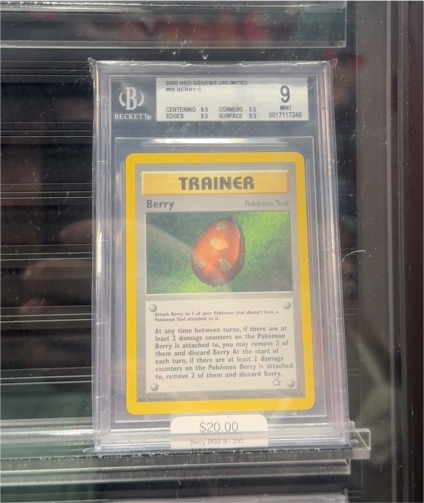 2000 Pokémon Neo Genesis #99 Berry — front