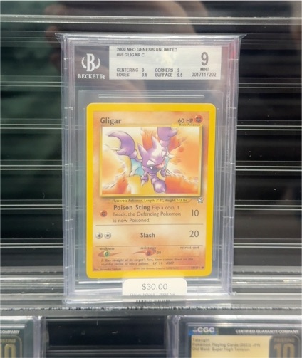 2000 Pokemon Neo Genesis #59 Gligar — front
