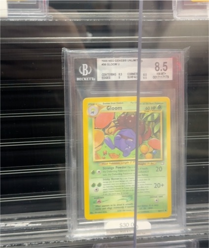 2000 Pokemon Neo Genesis 1st Edition #36 Gloom — front