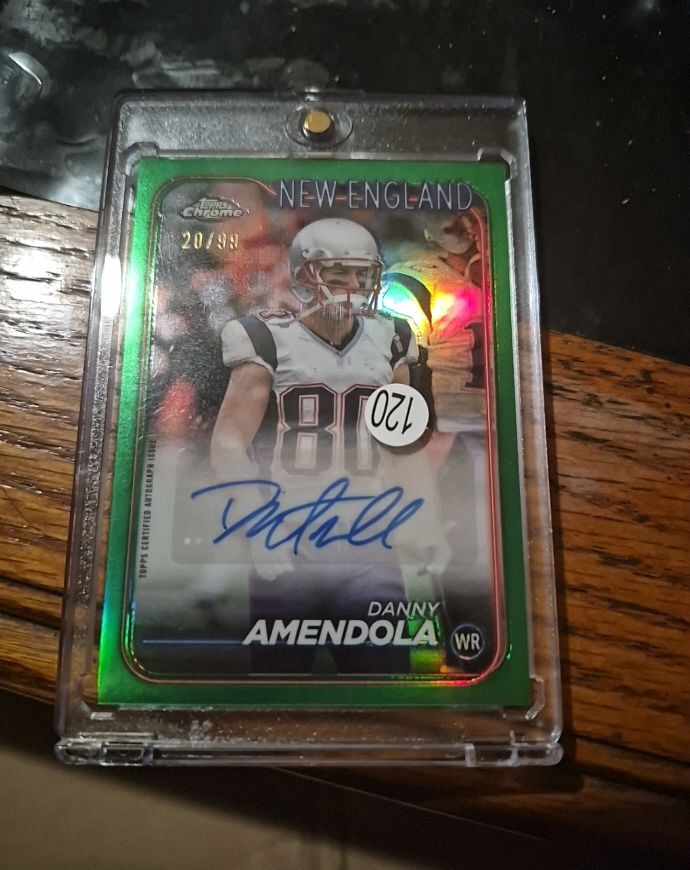 2024 Topps Chrome #BA-DAM Danny Amendola — front