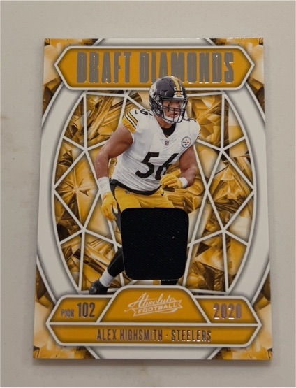 2025 Panini Absolute #DDJ-AHI Alex Highsmith Draft Diamonds Jersey Patch — front