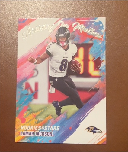 2025 Panini Rookies & Stars #2 Lamar Jackson Artistry In Motion — front