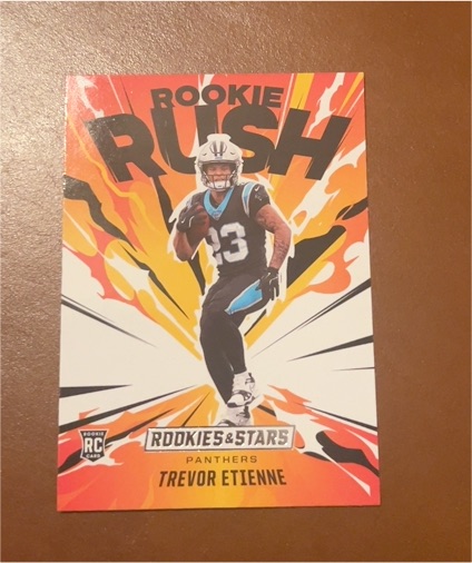 2025 Panini Rookies & Stars Rookie Rush #19 Trevor Etienne — front