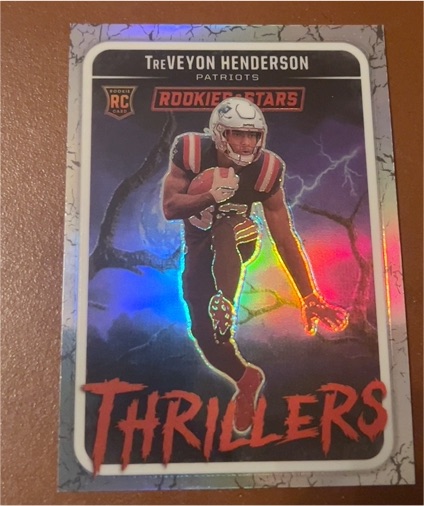 2025 Panini Rookies & Stars #20 TreVeyon Henderson Thrillers Silver Prizm RC — front