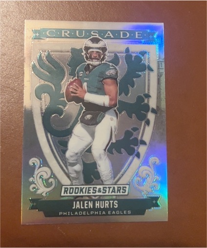 2025 Panini Rookies & Stars #4 Jalen Hurts Crusade Silver Prizm Philadelphia Eagles — front