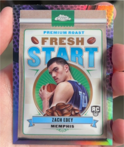 2024-25 Topps Chrome #FS-7 Zach Edey Fresh Start — front