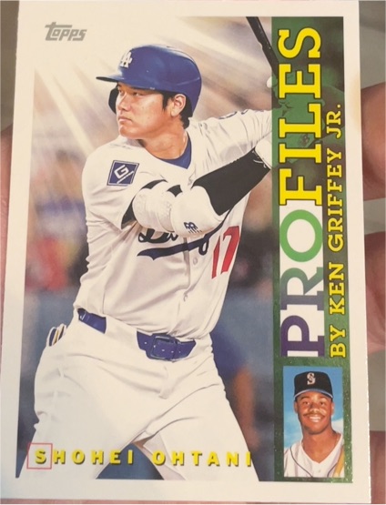 2026 Topps Series 1 #TP-1 Shohei Ohtani Profiles by Ken Griffey Jr. — front