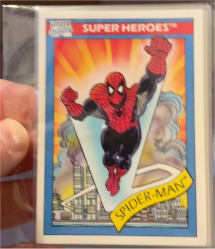 1990 Impel Marvel Universe #30 Spider-Man — front