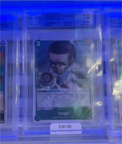 2023 One Piece Awakening of the New Era OP05-023 Vergo — front
