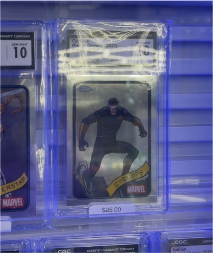 2025 Topps Chrome Marvel #107 Cyclops — front