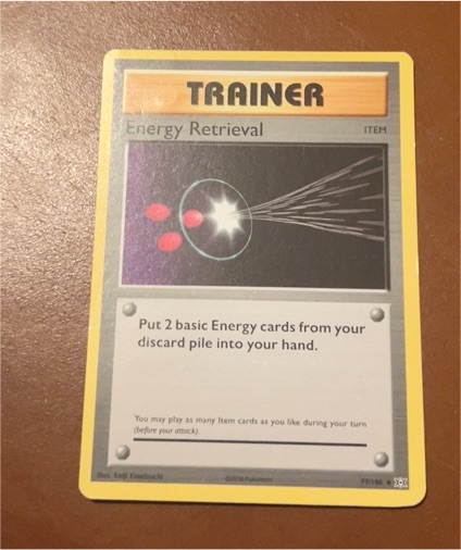 1999 Pokémon Base Set #81 Energy Retrieval — front