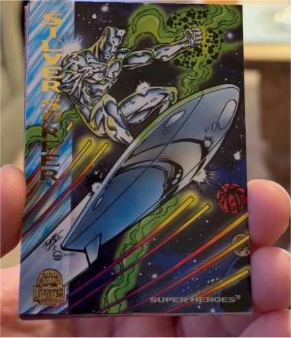 1994 Fleer Marvel Universe #155 Silver Surfer — front