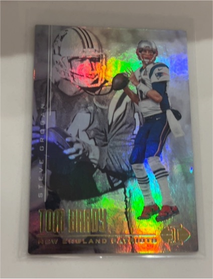 2017 Panini Illusions #58 Tom Brady/Steve Grogan — front