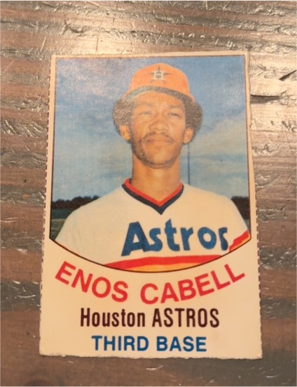 1977 Hostess #94 Enos Cabell — front
