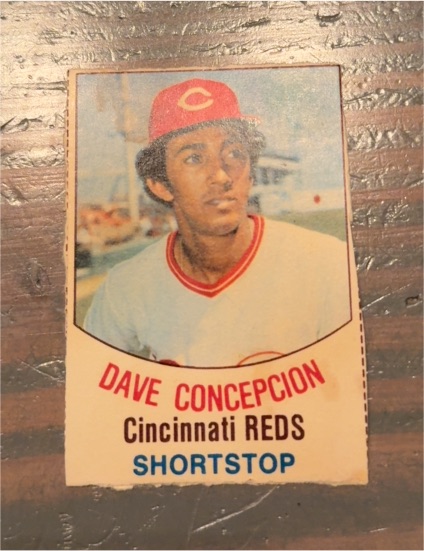 1977 Hostess #95 Dave Concepcion — front