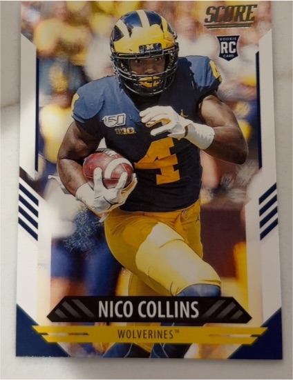 2021 Panini Score #335 Nico Collins — front