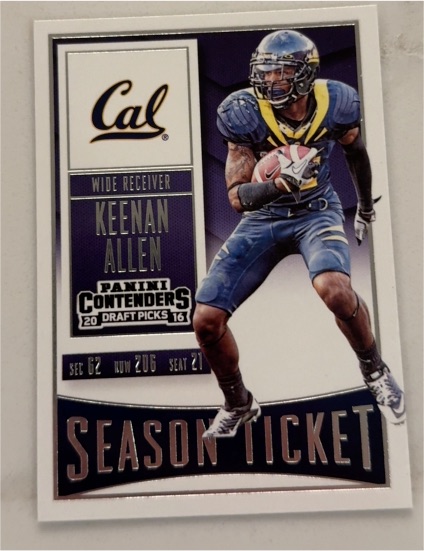 2016 Panini Contenders Draft Picks #60 Keenan Allen — front