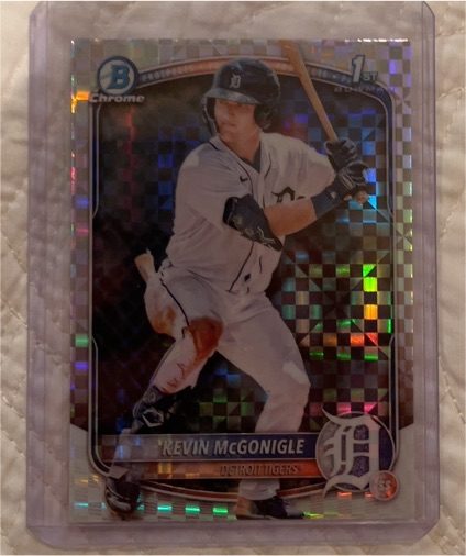 2025 Bowman Chrome Prospects #BCP-79 Kevin McGonigle — front