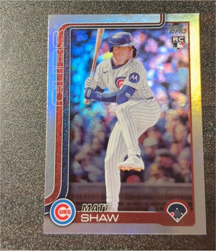 2025 Topps Update #US200 Matt Shaw — front
