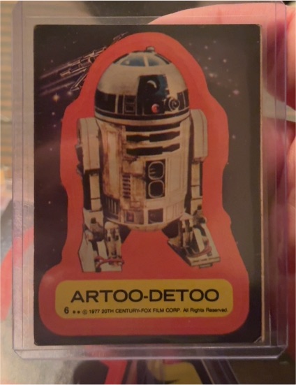 1977 Topps Star Wars #6 Artoo-Detoo — front