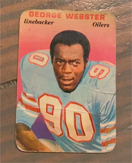 1970 Topps Super Glossy #26 George Webster — front